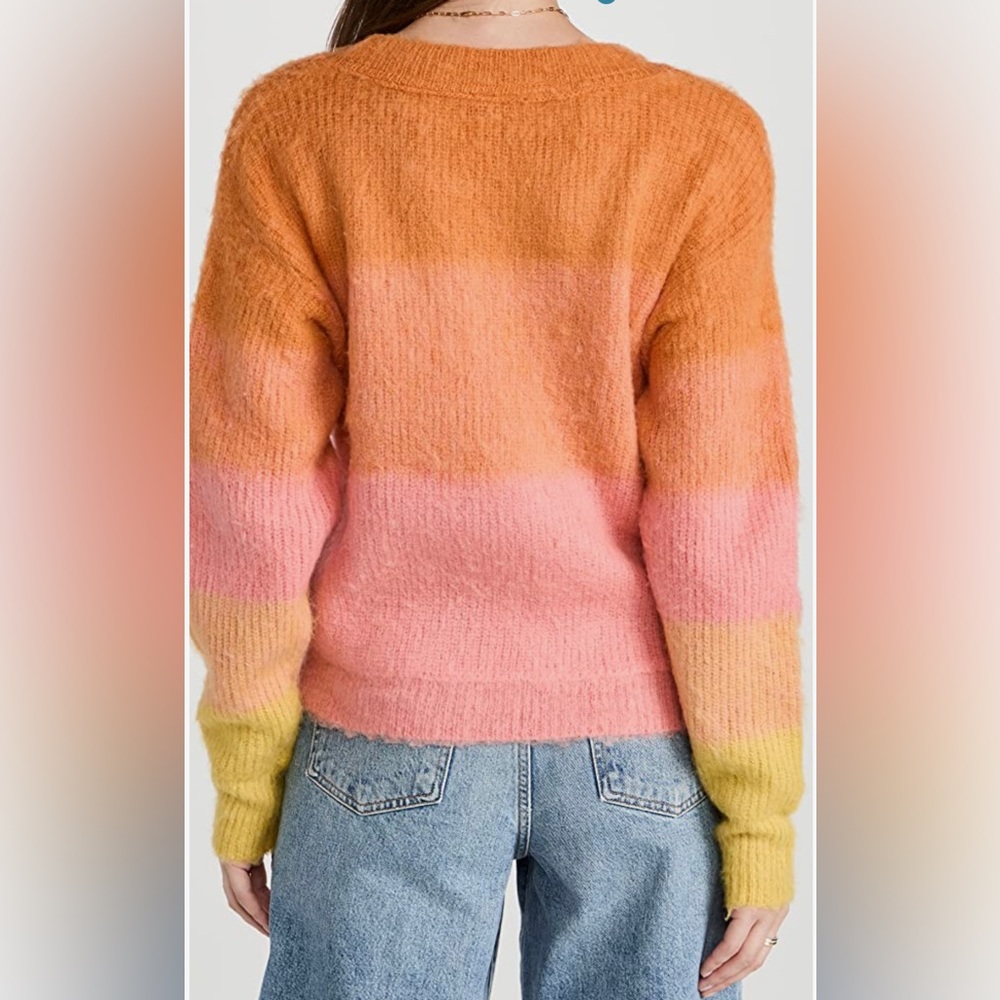 Free People NWT Autumn Sky pullover sweater Sz M - Picture 3 of 9